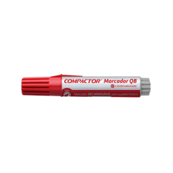 Marcador de pizarra rojo, COMPACTOR