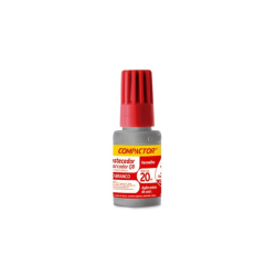 Recarga para Marcador de Pizarra Rojo, COMPACTOR