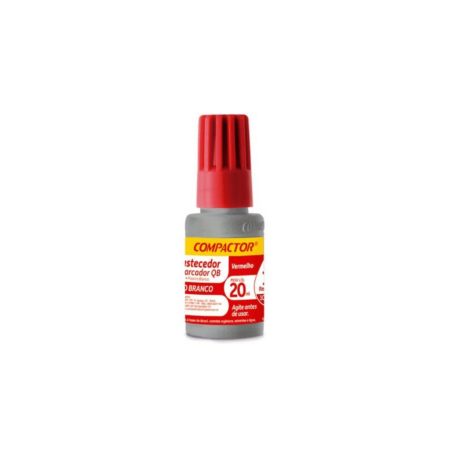 Recarga para Marcador de Pizarra Rojo, COMPACTOR
