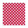 Papel crepe rojo con puntos blancos, ACRICOLOR