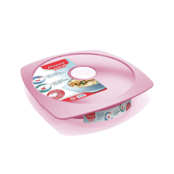 Concept, Plato para Alimentos color rosa, MAPED