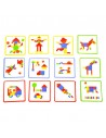 Juego de educativo  de madera  magnética, DJECO