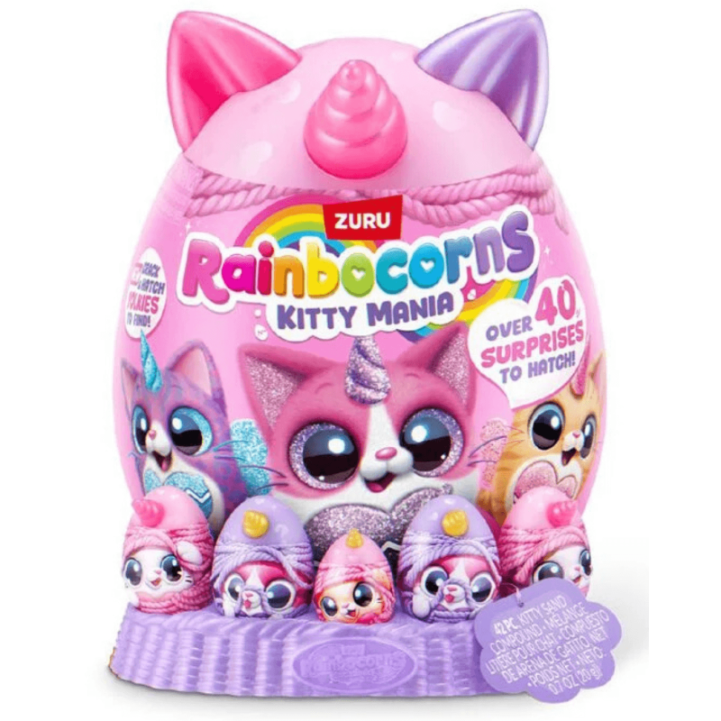 Peluche Sorpresa Rainbocorns Eggzania Kittymania - ZURU
