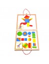 Juego de educativo  de madera  magnética, DJECO