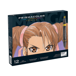 PRISMACOLOR Marcadores Manga Doble Punta 12 Unidades
