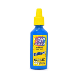 Pegamento brillante azul turquesa 20g ACRILEX