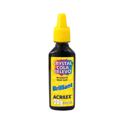 Pegamento brillante negro 20g ACRILEX