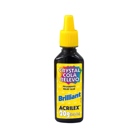 Pegamento brillante negro 20g ACRILEX