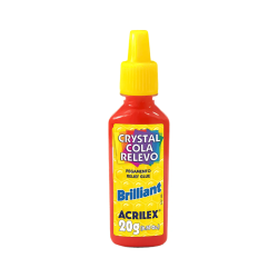 Pegamento brillante rojo fuego 20g ACRILEX