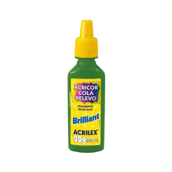 Pegamento brillante verde bandera 20g ACRILEX