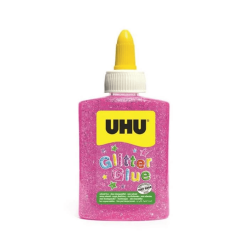 Pegamento Glitter Glue UHU Rosado 88.5 ml