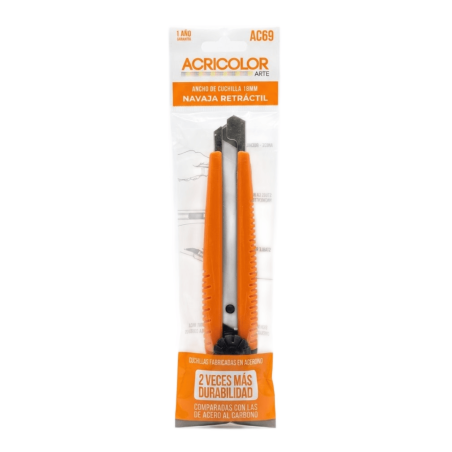 Estilete Profesional Retráctil 18mm Cuerpo Reforzado Cutter Plástico - RITO
