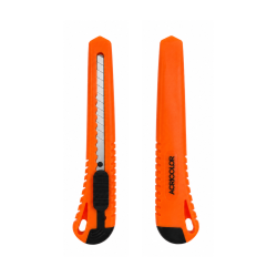 Estilete Retráctil 9mm Cutter Plástico - ACRICOLOR