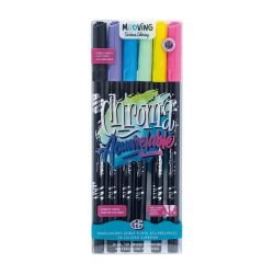 Marcadores long doble punta pincel x6 MOOVING - jobbi