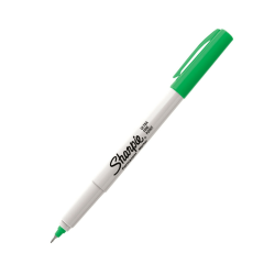 Marcador permanente ultra fine verde, SHARPIE