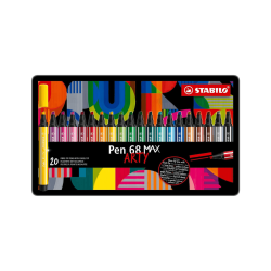 Marcadores Premium con Punta Biselada STABILO Pen 68 MAX Arty