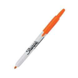 Marcador retractable naranja, SHARPIE