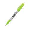 Marcador permanente punta fina verde lima , SHARPIE