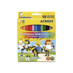 Set de 12 marcadores lavables, ACRILEX