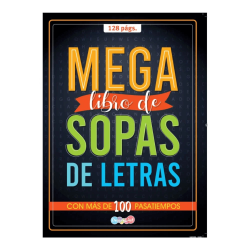 Libro de Sopa de Letras y Pasatiempos con 128 pag - RITO