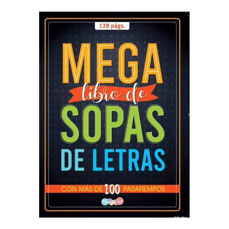 Libro de Sopa de Letras y Pasatiempos con 128 pag - RITO