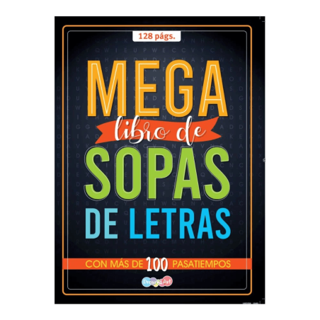 Libro de Sopa de Letras y Pasatiempos con 128 pag - RITO