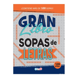 Libro de Sopa de Letras y Pasatiempos con 128 pag - RITO