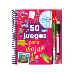Libro Didáctico 50 Juegos Para Viajar - Dreams Art