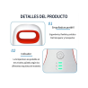 Mini Prensa Térmica, Plancha de Sublimación Portátil Blanca/Roja