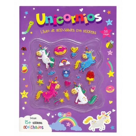 Libros de Actividades con Stickers Acolchados - Dreams Art