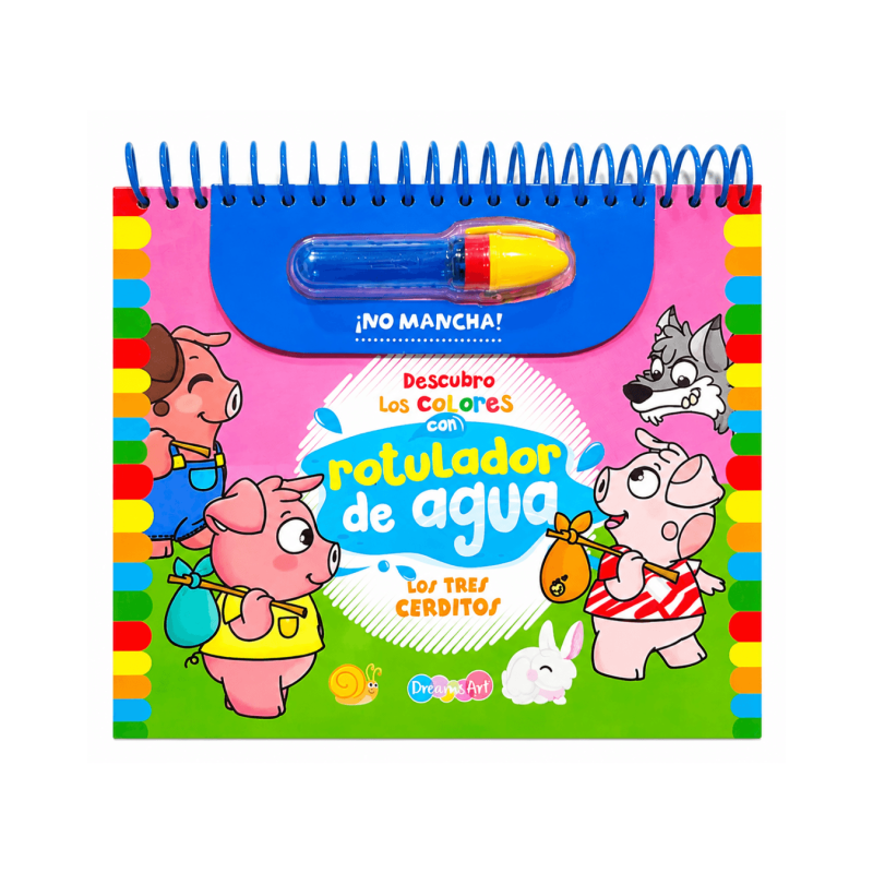 Libro para Colorear Los Tres Cerditos - Dreams Art