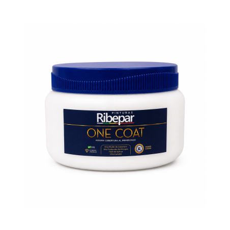 Pintura Acrílica One Coat Mate, 250g Blanca - RIBEPAR