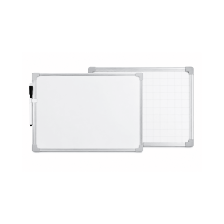 Pizarra Magnética 20x30cm, Doble Cara Blanca - TALBOT