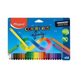 24 Lápices de Colores Infinity 100% Mina - MAPED