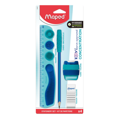 Set Escolar Sensorial Kidy Learn Concentración - MAPED