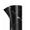 Vinil Adhesivo Decorativo Mármol Negro Veteado Blanco