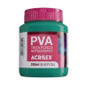 Pintura para Artesanía PVA Verde Bandera 250ml, ACRILEX