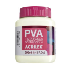 Pintura para Artesanía PVA Marfil 250ml, ACRILEX