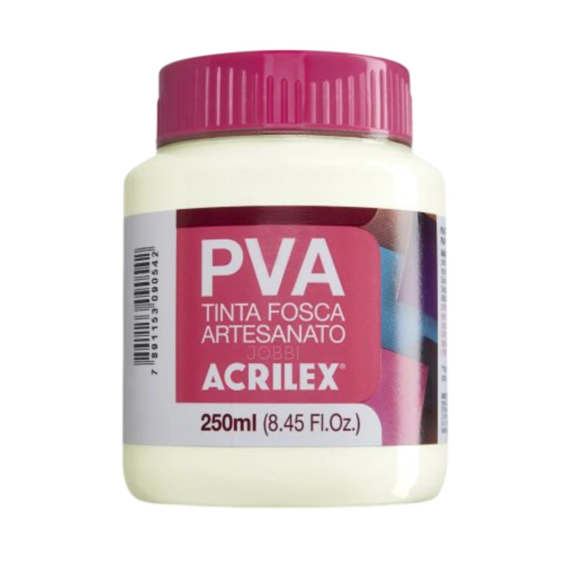 Pintura para Artesanía PVA Marfil 250ml, ACRILEX