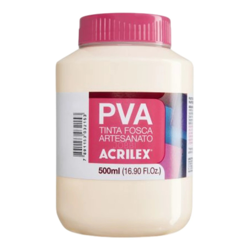 Pintura para Artesanía PVA Amarillo Durazno 500ml, ACRILEX