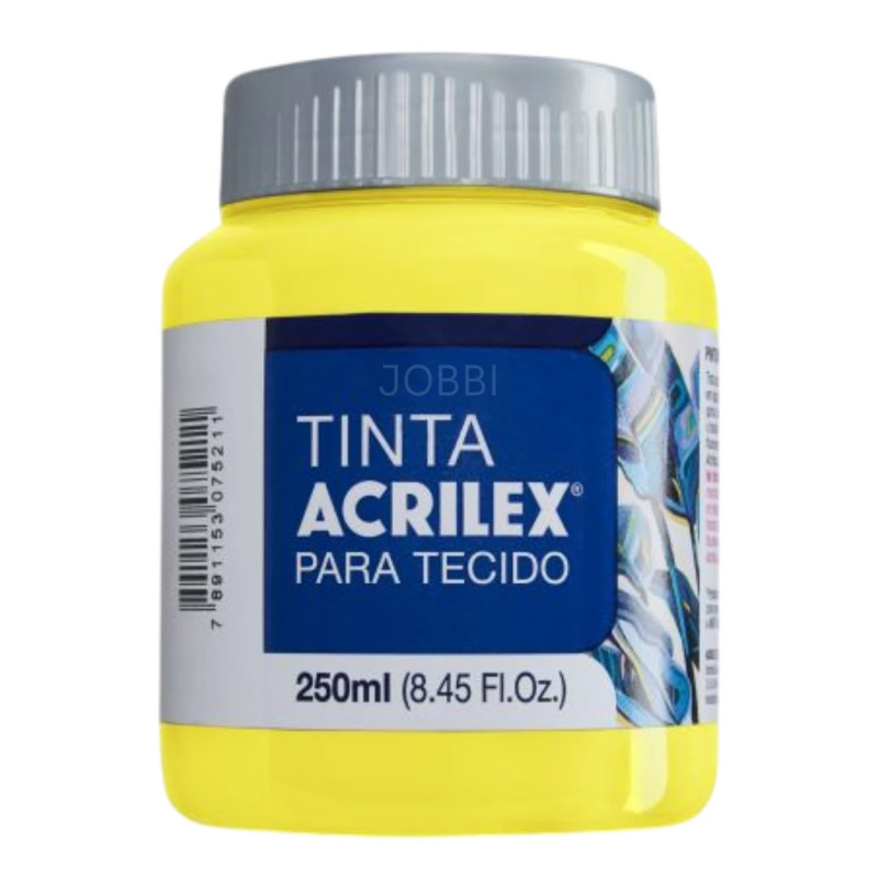 Pintura para Tela Acrilex 250ml Amarillo Canario 589