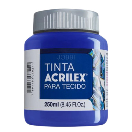 Pintura para Tela Acrilex 250ml Azul Ultramar 543