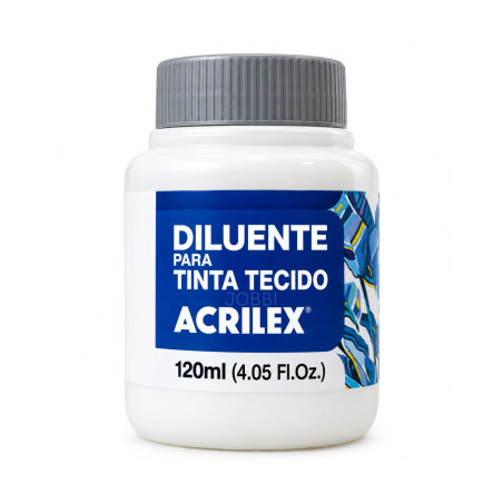 Diluyente para Pintura de Tela Incoloro 120ml - ACRILEX