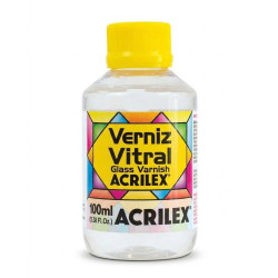 Barniz Vitral Incoloro 100ml - ACRILEX