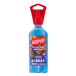 Pintura Expansiva Acripuff (Efecto Relieve 3D) Celeste - ACRILEX
