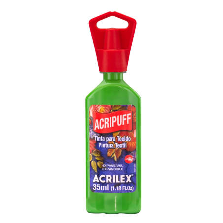 Pintura Expansiva Acripuff (Efecto Relieve 3D) 35ml Verde Aguacate - ACRILEX