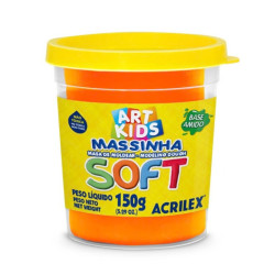 Masa de Moldear Soft 150g Naranja - ACRILEX
