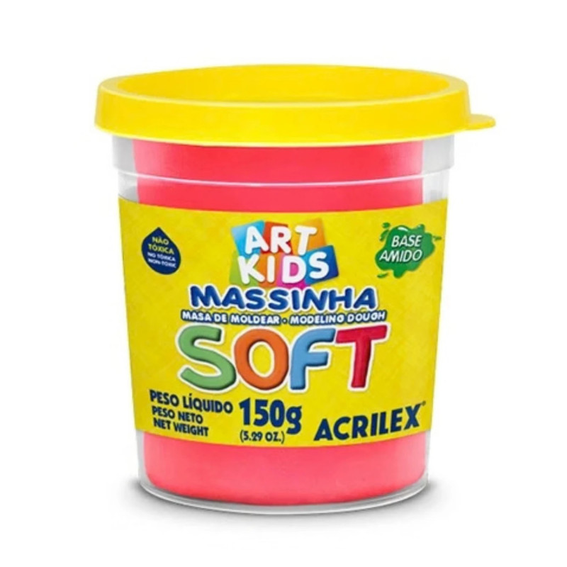 Masa de Moldear Soft 150g Rojo - ACRILEX