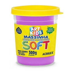 Masa de Moldear Soft 150g Violeta - ACRILEX