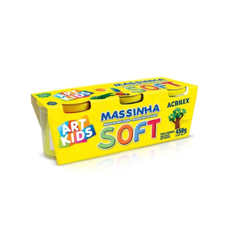 Kit Masa de Moldear Soft 150g - ACRILEX